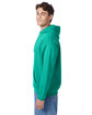 Hanes Unisex Ecosmart® 50/50 Pullover Hooded Sweatshirt kelly green ModelSide