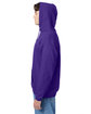 Hanes Unisex Ecosmart® 50/50 Pullover Hooded Sweatshirt purple ModelSide