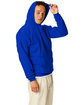 Hanes Unisex Ecosmart® 50/50 Pullover Hooded Sweatshirt ATHLETIC ROYAL ModelSide