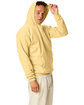 Hanes Unisex Ecosmart® 50/50 Pullover Hooded Sweatshirt athletic gold ModelSide