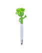 MopToppers Thumbs Up Screen Cleaner With Stylus Pen lime green ModelBack