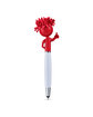 MopToppers Thumbs Up Screen Cleaner With Stylus Pen red ModelBack
