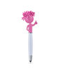 MopToppers Thumbs Up Screen Cleaner With Stylus Pen pink ModelBack