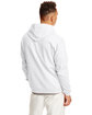 Hanes Adult 7.8 oz. EcoSmart® 50/50 Full-Zip Hooded Sweatshirt white ModelBack