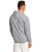 Hanes Adult 7.8 oz. EcoSmart® 50/50 Full-Zip Hooded Sweatshirt light steel ModelBack