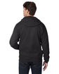 Hanes Adult 7.8 oz. EcoSmart® 50/50 Full-Zip Hooded Sweatshirt black ModelBack