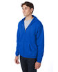 Hanes Adult 7.8 oz. EcoSmart® 50/50 Full-Zip Hooded Sweatshirt deep royal ModelQrt