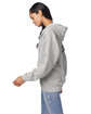 Hanes Adult 7.8 oz. EcoSmart® 50/50 Full-Zip Hooded Sweatshirt ash ModelSide