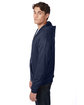 Hanes Adult 7.8 oz. EcoSmart® 50/50 Full-Zip Hooded Sweatshirt navy ModelSide