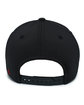 Pacific Headwear Coolcore Sideline Cap black/ red ModelBack