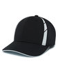 Pacific Headwear Coolcore Sideline Cap black/ white ModelQrt