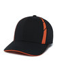 Pacific Headwear Coolcore Sideline Cap black/ orange ModelQrt