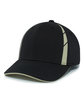 Pacific Headwear Coolcore Sideline Cap black/ v gold ModelQrt