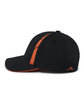Pacific Headwear Coolcore Sideline Cap black/ orange ModelSide