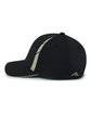 Pacific Headwear Coolcore Sideline Cap black/ v gold ModelSide