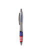 Prime Line Emissary Click Pen - Usa silver DecoFront