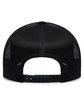 Pacific Headwear Weekender Trucker Hat black/ blk/ wht ModelBack