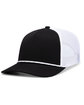 Pacific Headwear Weekender Trucker Hat black/ wht/ blk ModelQrt