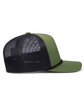 Pacific Headwear Weekender Trucker Hat ms grn/ lt c/ mg ModelSide