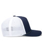 Pacific Headwear Weekender Trucker Hat navy/ wht/ navy ModelSide