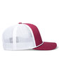 Pacific Headwear Weekender Trucker Hat berry/ wht/ brry ModelSide