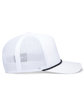 Pacific Headwear Weekender Trucker Hat white/ blck/ wht ModelSide
