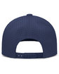 Pacific Headwear Weekender Perforated Snapback Cap navy/ white ModelBack