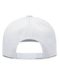 Pacific Headwear Weekender Perforated Snapback Cap white/ blck/ wht ModelBack