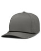 Pacific Headwear Weekender Perforated Snapback Cap graphite/ black ModelQrt