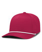 Pacific Headwear Weekender Perforated Snapback Cap berry/ white ModelQrt