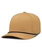 Pacific Headwear Weekender Perforated Snapback Cap buck/ black ModelQrt