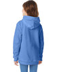 Hanes Youth 7.8 oz. EcoSmart® 50/50 Pullover Hooded Sweatshirt carolina blue ModelBack