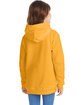 Hanes Youth 7.8 oz. EcoSmart® 50/50 Pullover Hooded Sweatshirt gold ModelBack