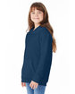 Hanes Youth 7.8 oz. EcoSmart® 50/50 Pullover Hooded Sweatshirt navy ModelQrt