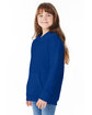 Hanes Youth 7.8 oz. EcoSmart® 50/50 Pullover Hooded Sweatshirt deep royal ModelQrt