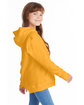Hanes Youth 7.8 oz. EcoSmart® 50/50 Pullover Hooded Sweatshirt gold ModelSide
