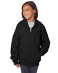 Hanes Youth EcoSmart Full-Zip Hooded Sweatshirt  