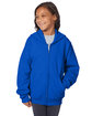 Hanes Youth EcoSmart Full-Zip Hooded Sweatshirt  