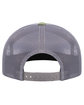 Pacific Headwear 6-Panel Arch Trucker Snapback Cap h gry/ lodn/ gry ModelBack