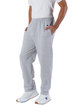 Champion Adult Powerblend® Open-Bottom Fleece Pant with Pockets light steel ModelQrt