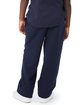 Champion Youth Powerblend Open-Bottom Fleece Pant with Pockets navy ModelBack