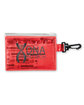 Prime Line First Aid Kit in PVC Pouch translucent red DecoBack