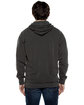 Beimar Drop Ship Unisex 8.25 oz. 80/20 Cotton/Poly Pigment-Dyed Hooded Sweatshirt BLACK ModelBack