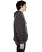 Beimar Drop Ship Unisex 8.25 oz. 80/20 Cotton/Poly Pigment-Dyed Hooded Sweatshirt BLACK ModelSide