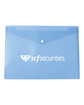 Prime Line Letter-Size Document Envelope translucent blue DecoFront
