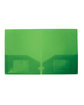Prime Line Pocket Folder lime green ModelQrt