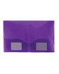 Prime Line Pocket Folder purple ModelQrt