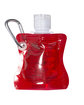 Prime Line Collapsible Hand Sanitizer 1oz translucent red ModelBack