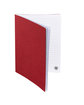 Prime Line Recycled Paper Notepad red ModelSide