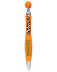 Swanky Tie Clip Pen orange/ black DecoFront